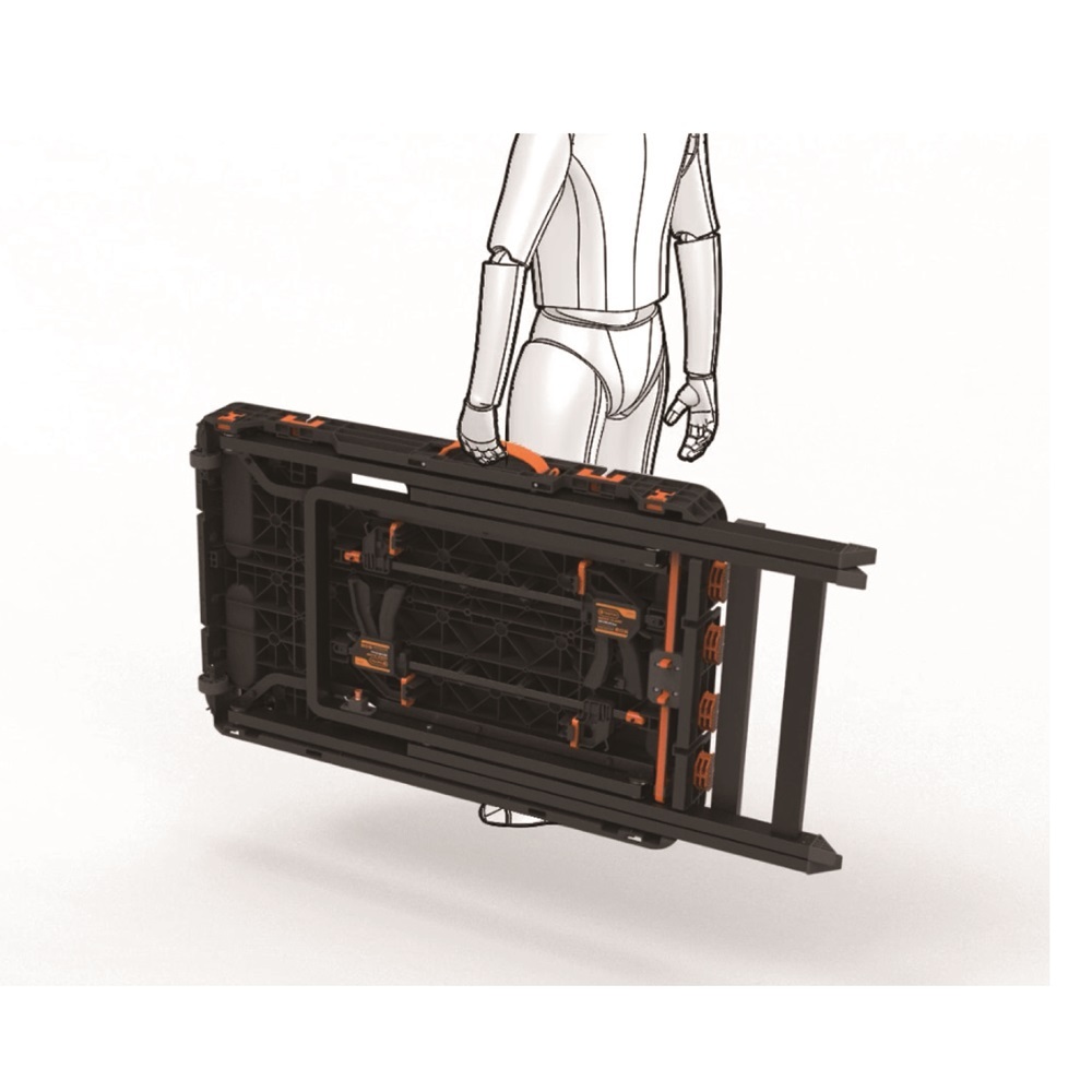 TACTIX TX-6160 多功能攜帶型工作桌附輪 耐重350Kg F夾 工作桌 工作台 木工台 木工桌