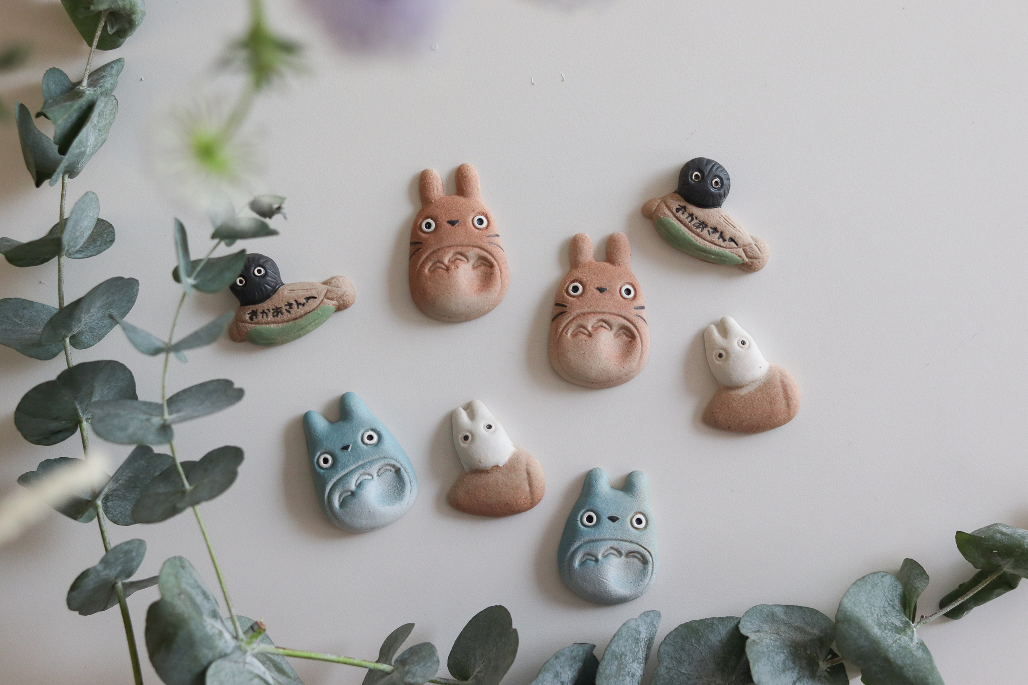 明山陶瓷 信樂燒 吉卜力 トトロ Totoro 粗陶 筷架