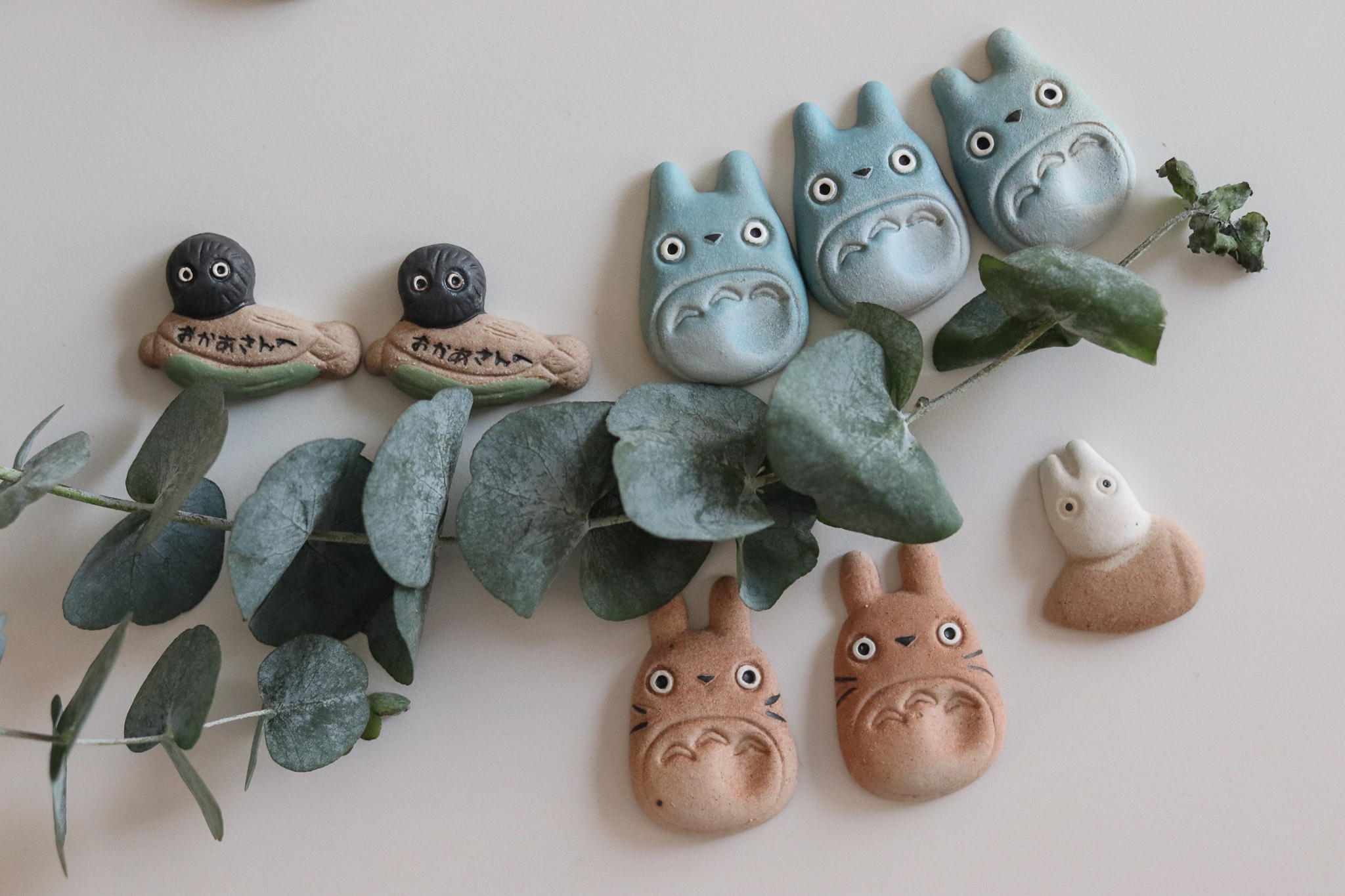 明山陶瓷 信樂燒 吉卜力 トトロ Totoro 粗陶 筷架