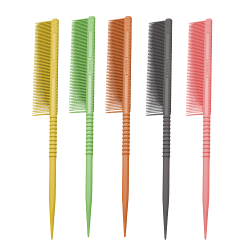 四方立體尖尾梳