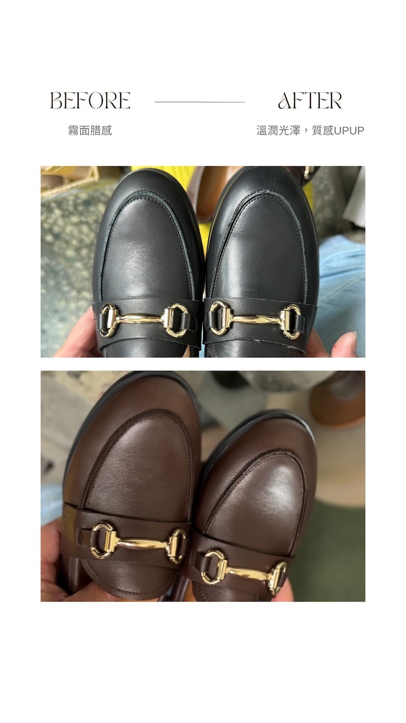 寬腳友善 【英式下午茶】MIT 牛皮馬銜釦樂福鞋寬腳友善