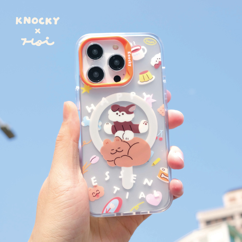 【Knocky x Hoi】『Happy Essential』iPhone手機殼 支援MagSafe