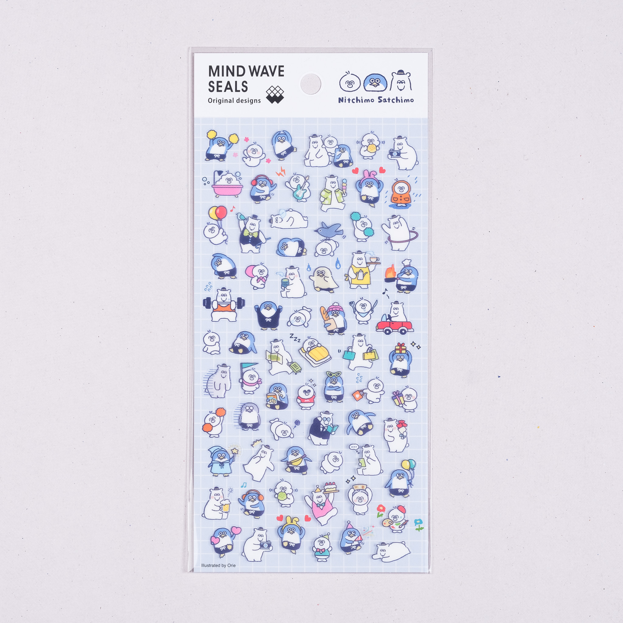 北極熊 企鵝 海豹 貼紙 / MIND WAVE / JAPAN