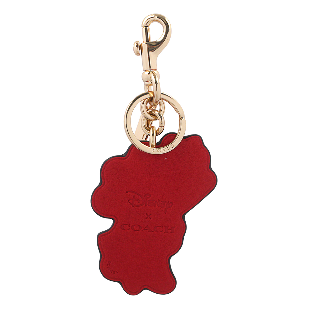 【COACH】Disney X Coach 禮物米妮造型吊飾/鑰匙圈(紅色) CN008 IMRZP