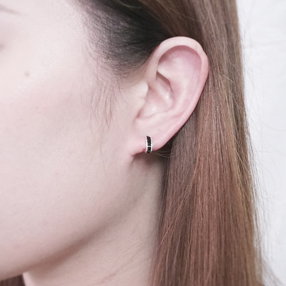 遙望寂靜 針式耳環 925純銀耳環 女生 男生 中性耳環