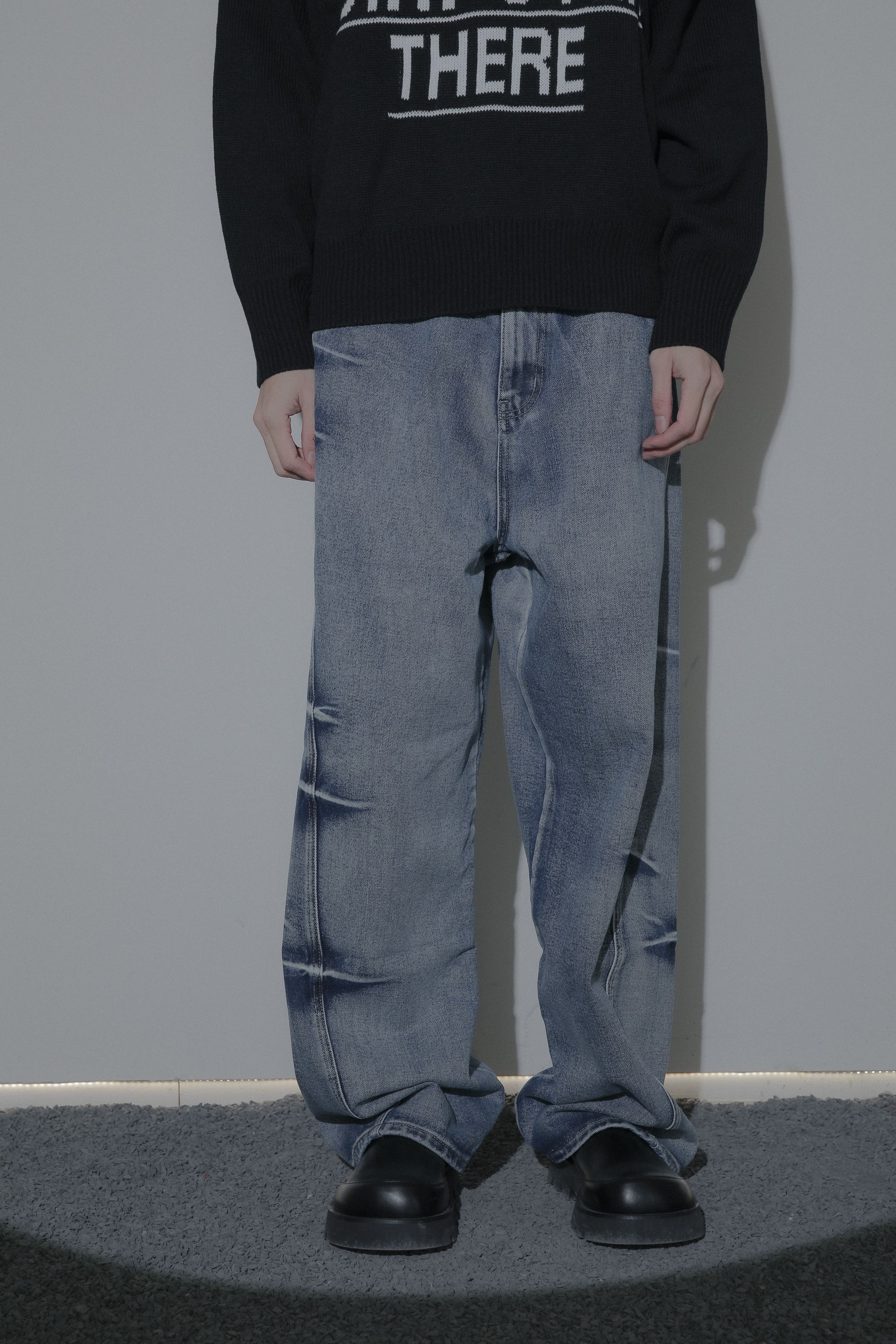 Twist Wash Denim Pants #牛仔褲