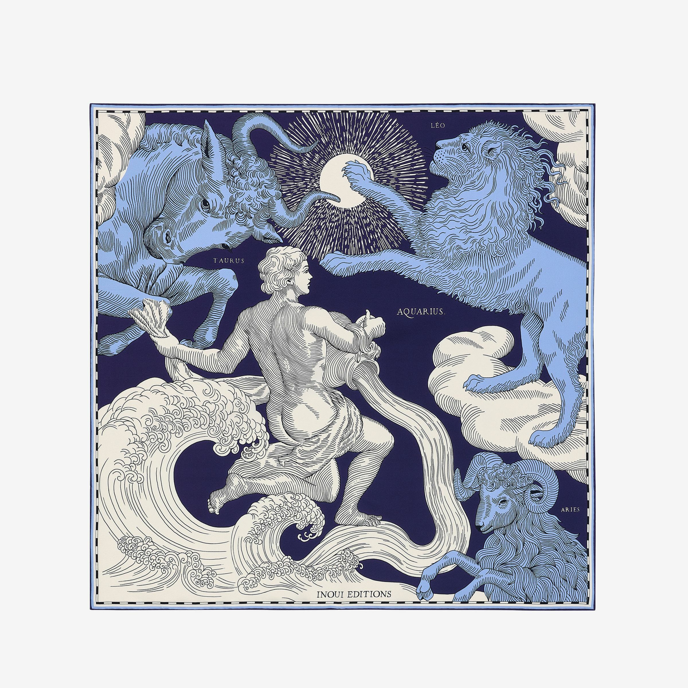 Inoui_Editions-Astro-星座方巾-水瓶