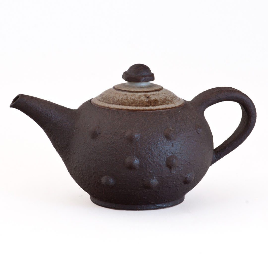 陶瓷 手作 茶壺 鐵鏽螺絲紋 手拉坏壺