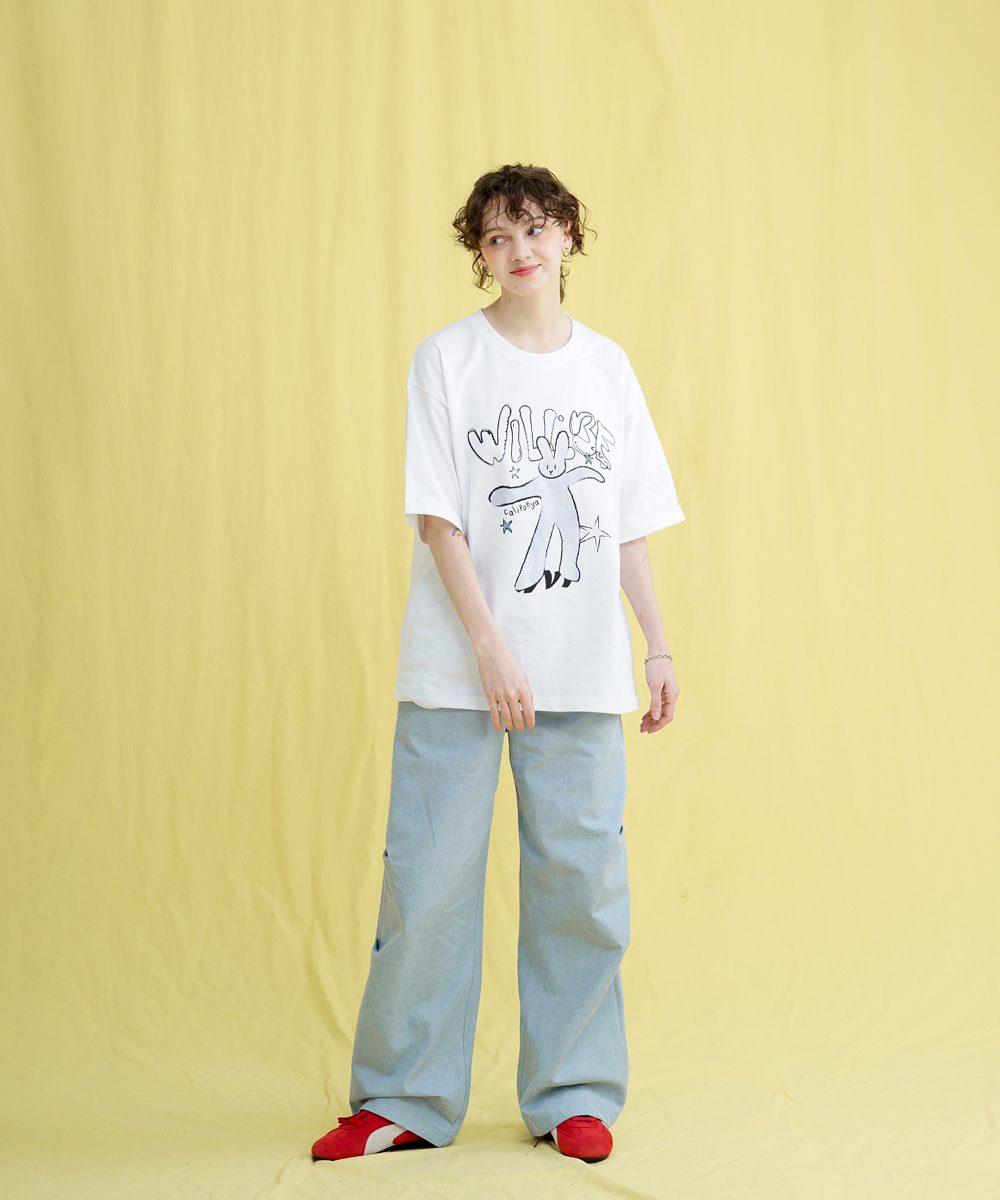 <預購> 韓國WV PROJECT BUNNY 迷幻兔兔純棉短Ｔ