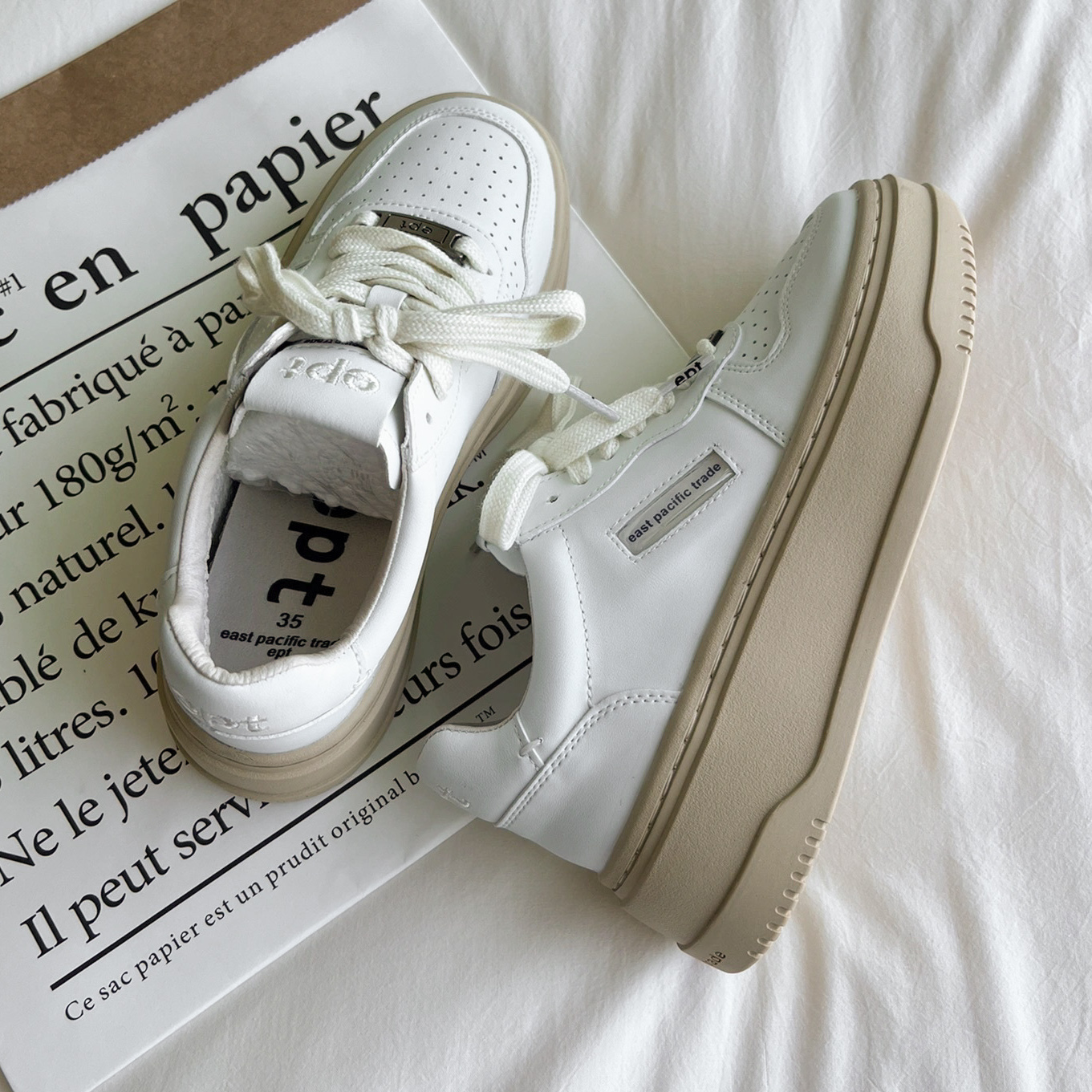 ★人気★【ept】★COURT OFF WHITE★22‐30cm★ Court (Off White) – EPT