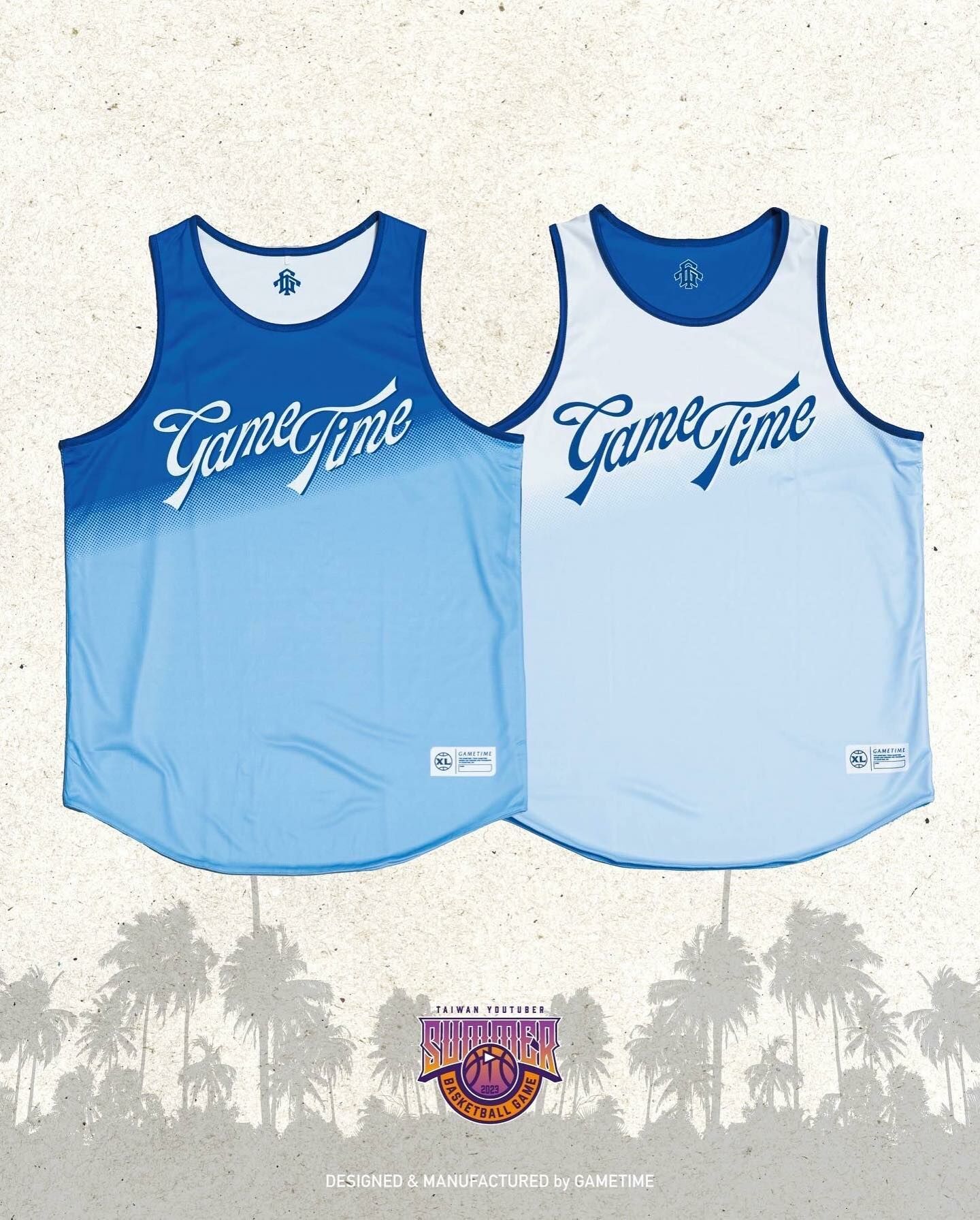 GAMETIME 漸層雙面球衣