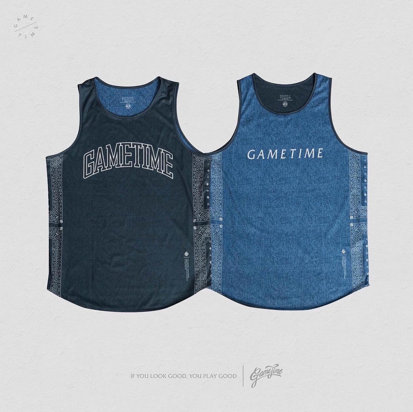 GAMETIME 丹寧雙面球衣