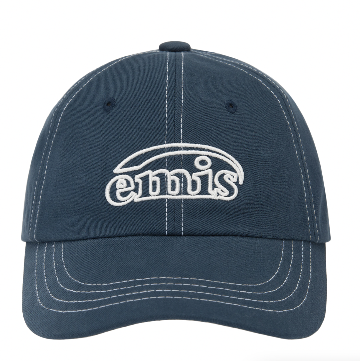 【韓国EMIS】WHITE STITCH BALL CAP WHITE STITCH BALL CAP-KHAKI BEIGE - EMIS