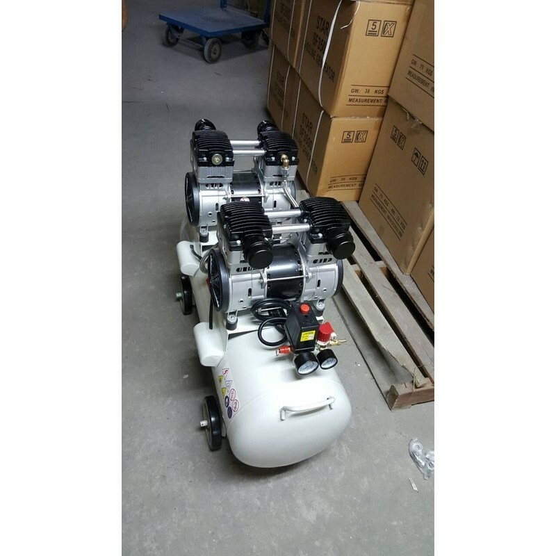 附發票｜TW0710無油式空壓機｜8HP110L 台灣風皇 靜音款 四排氣 空壓機 買一送二 加贈散熱片