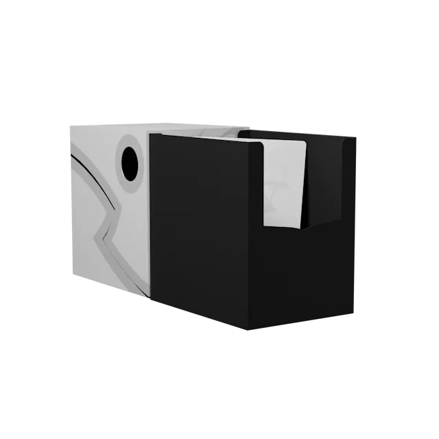 DRAGON SHIELD: Double Shell 龍紋雙卡盒 (灰白)