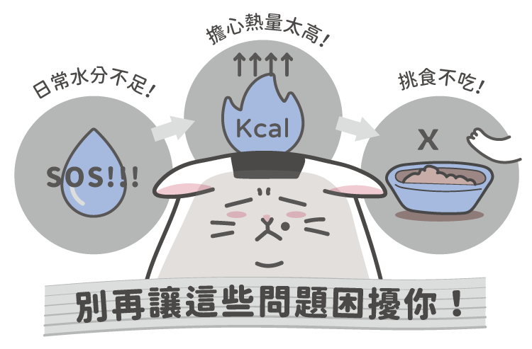 日常水分不足,擔心熱量太高,挑食不吃