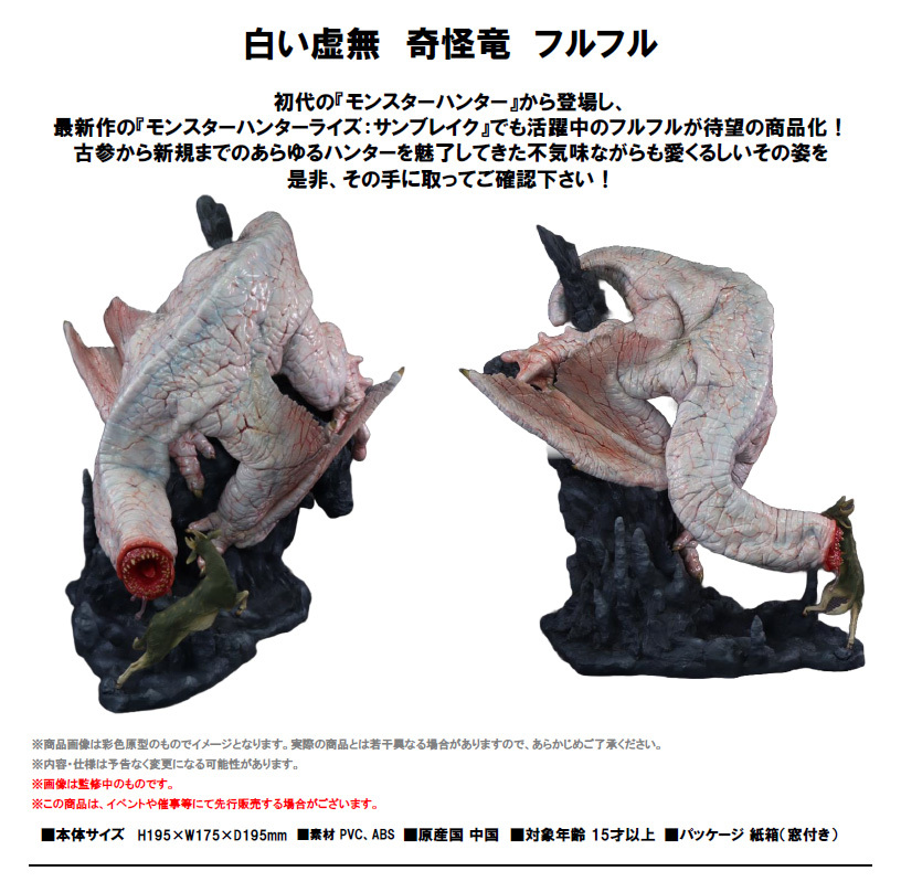 「ACG.GO」「預購」日版 Capcom 奇怪龍 魔物獵人 PVC Figure