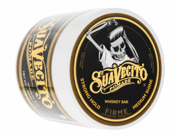 SUAVECITO FIRME (STRONG) HOLD POMADE *WHISKY BAR SCENT 4oz