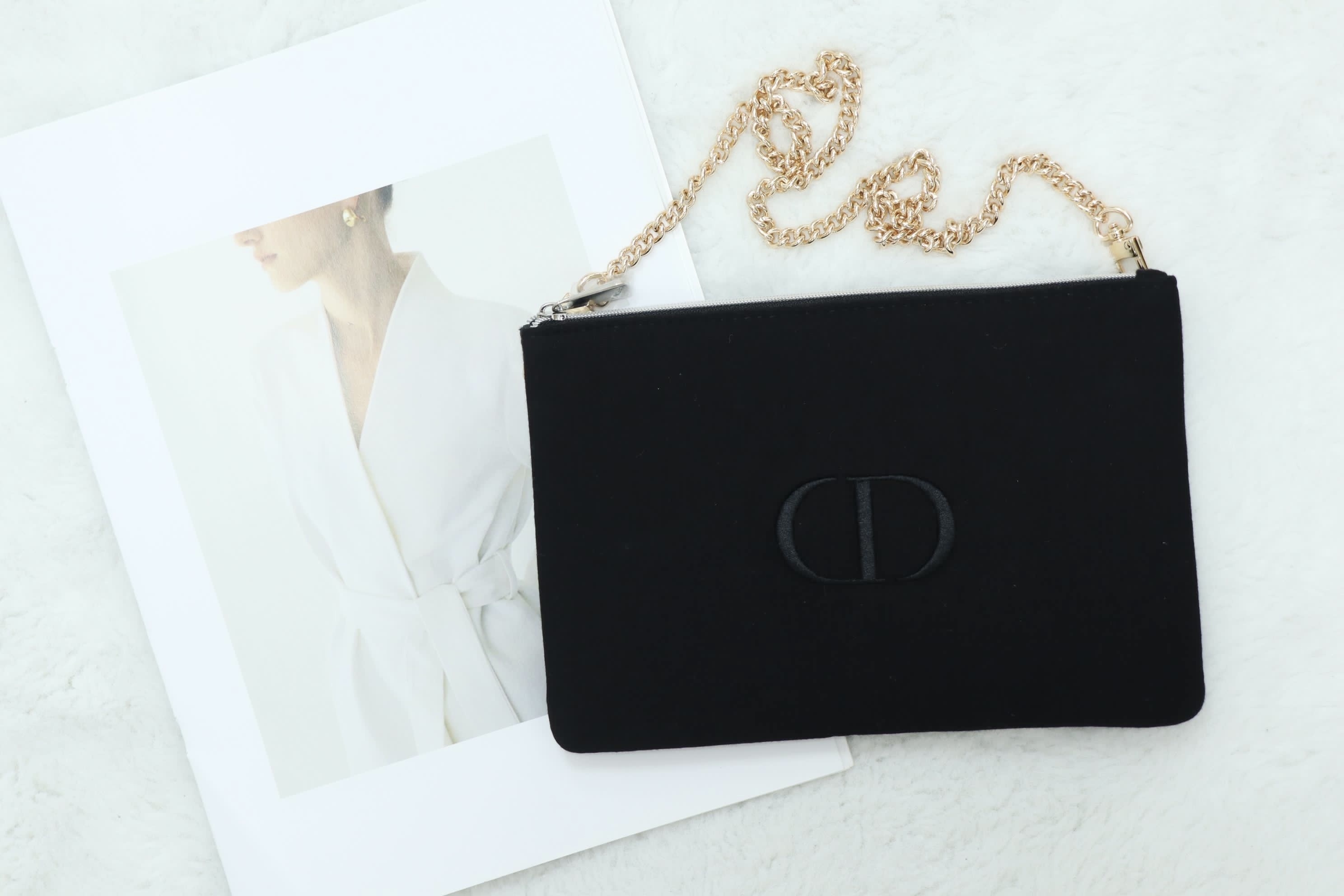 黑色全新 Dior pouch🖤