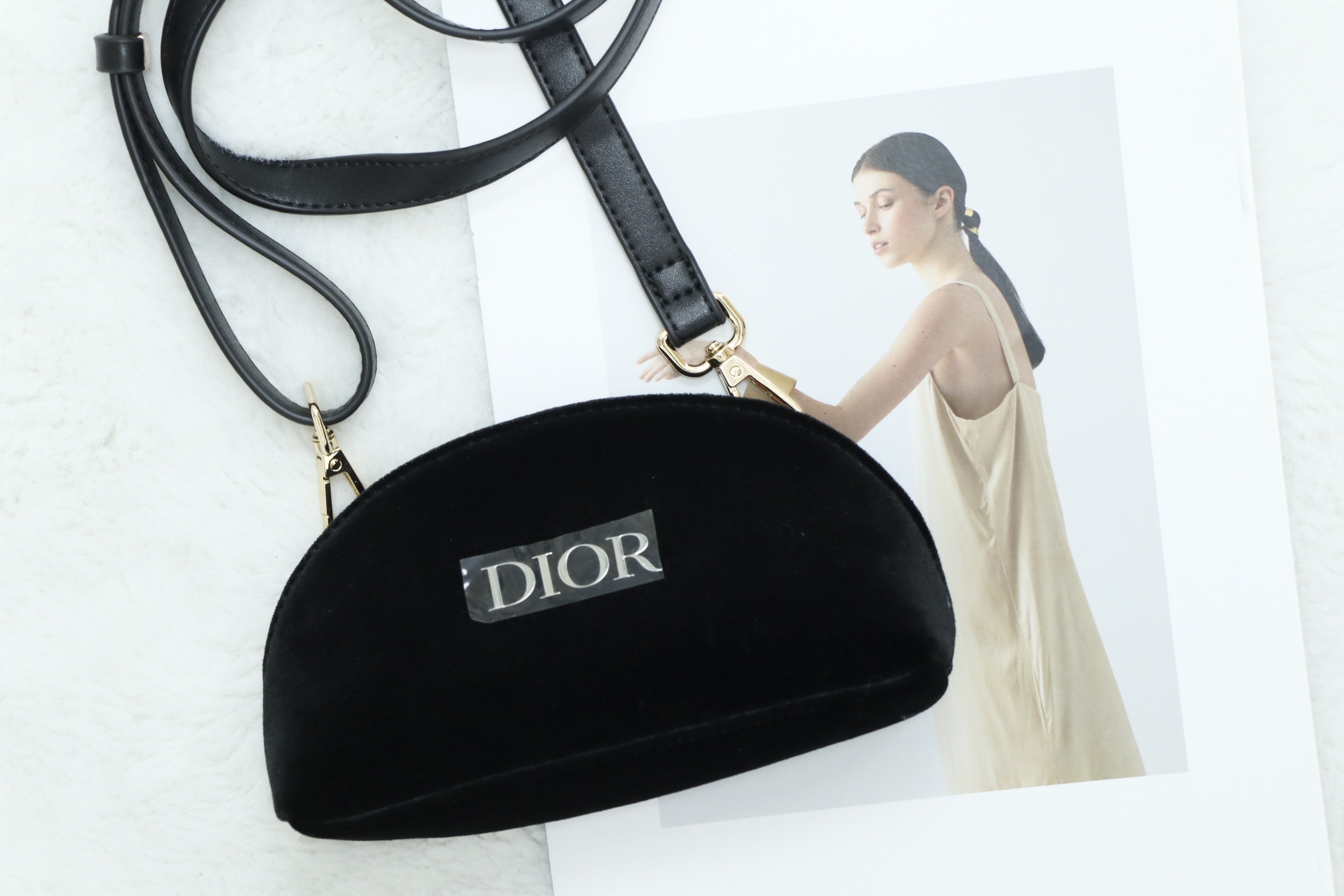 黑色全新 Dior pouch🖤