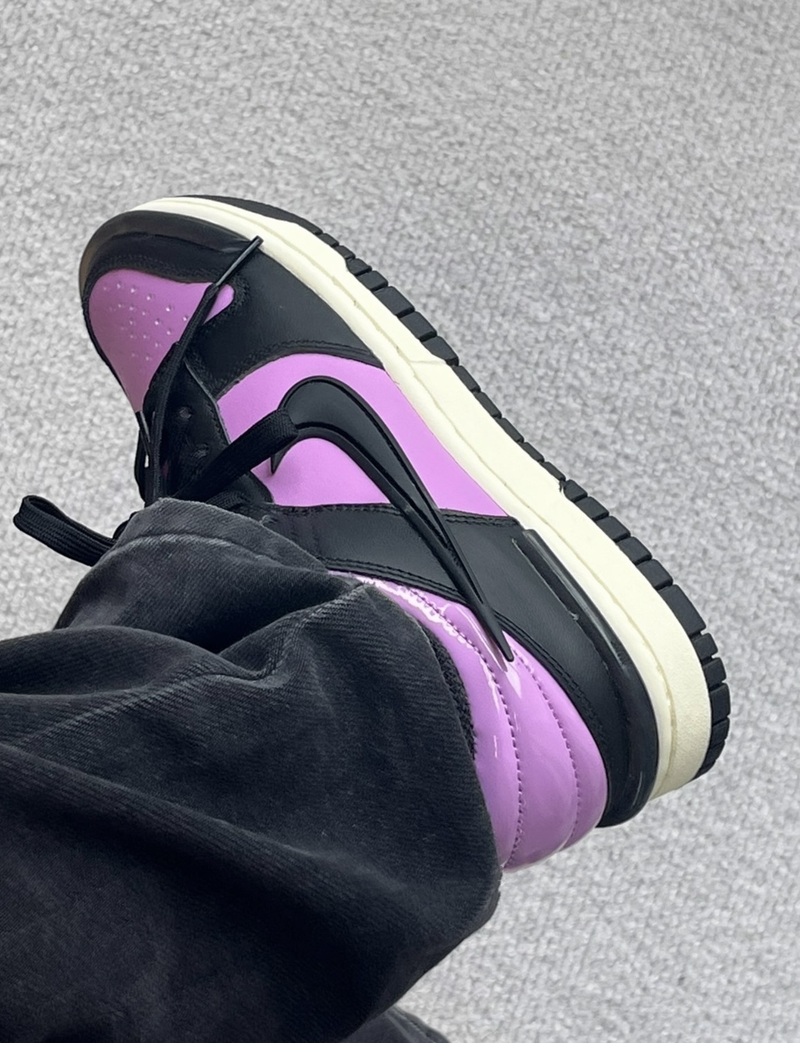 Nike Dunk Low Twist 庫洛米 黑紫色 皮革 果凍勾勾 小ambush DZ2794-500/預購