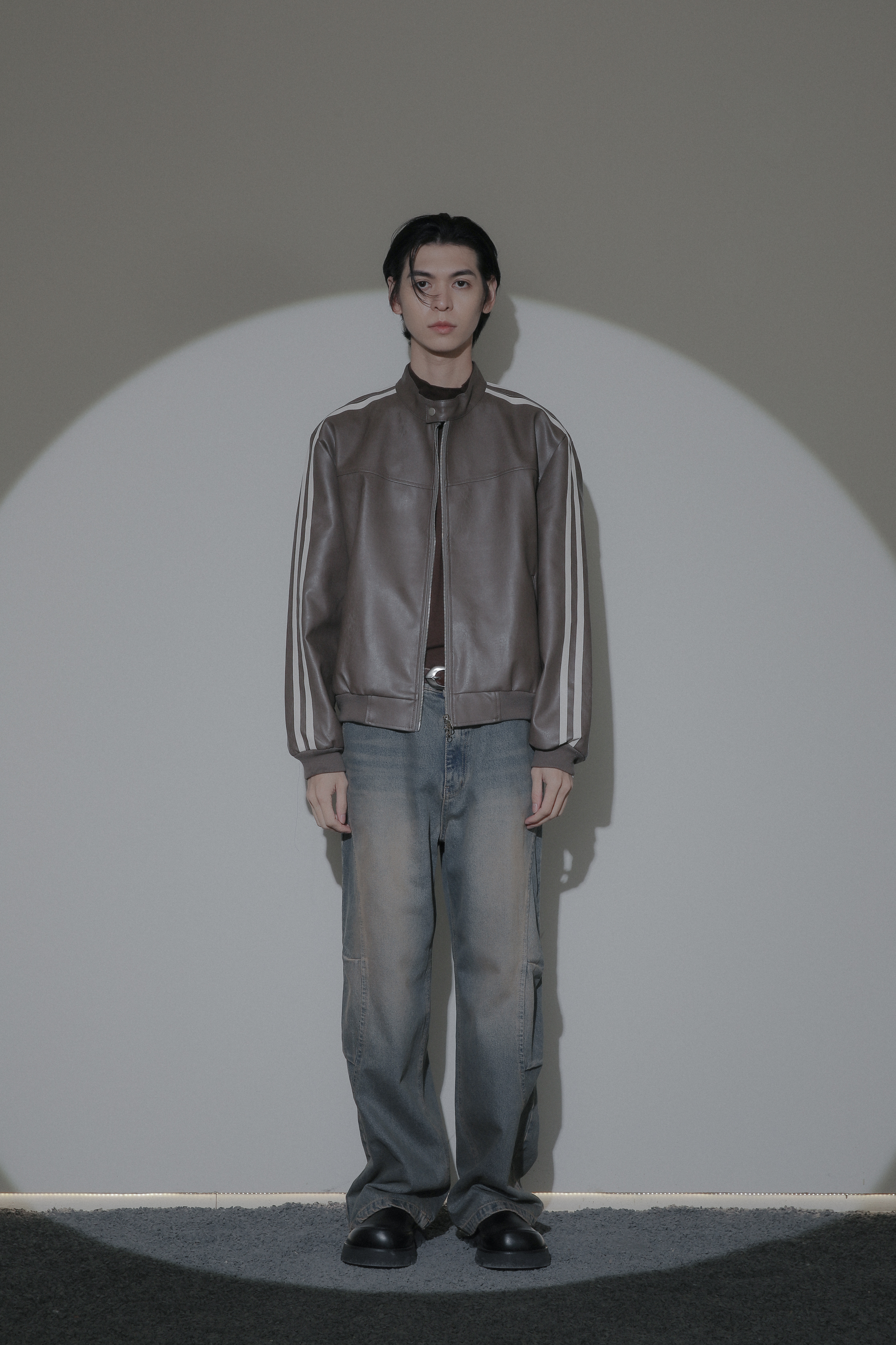 Two Way Biker Leather Jacket #皮外套