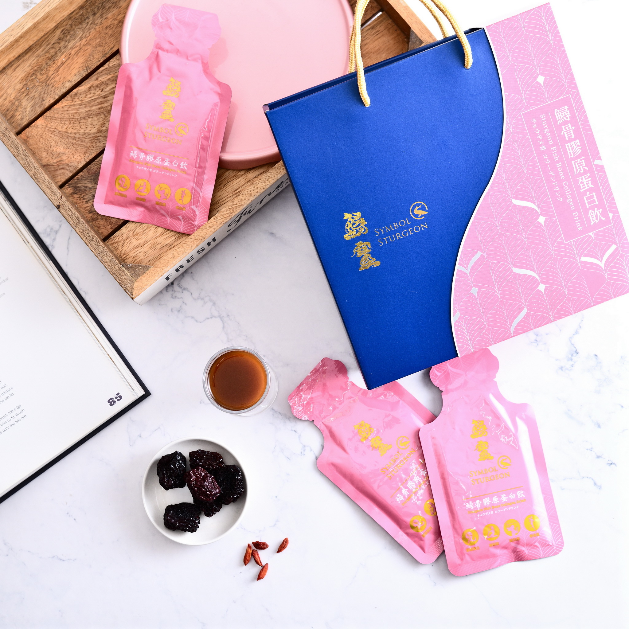 常溫-鱘骨膠原蛋白飲 環保箱50ml 90包