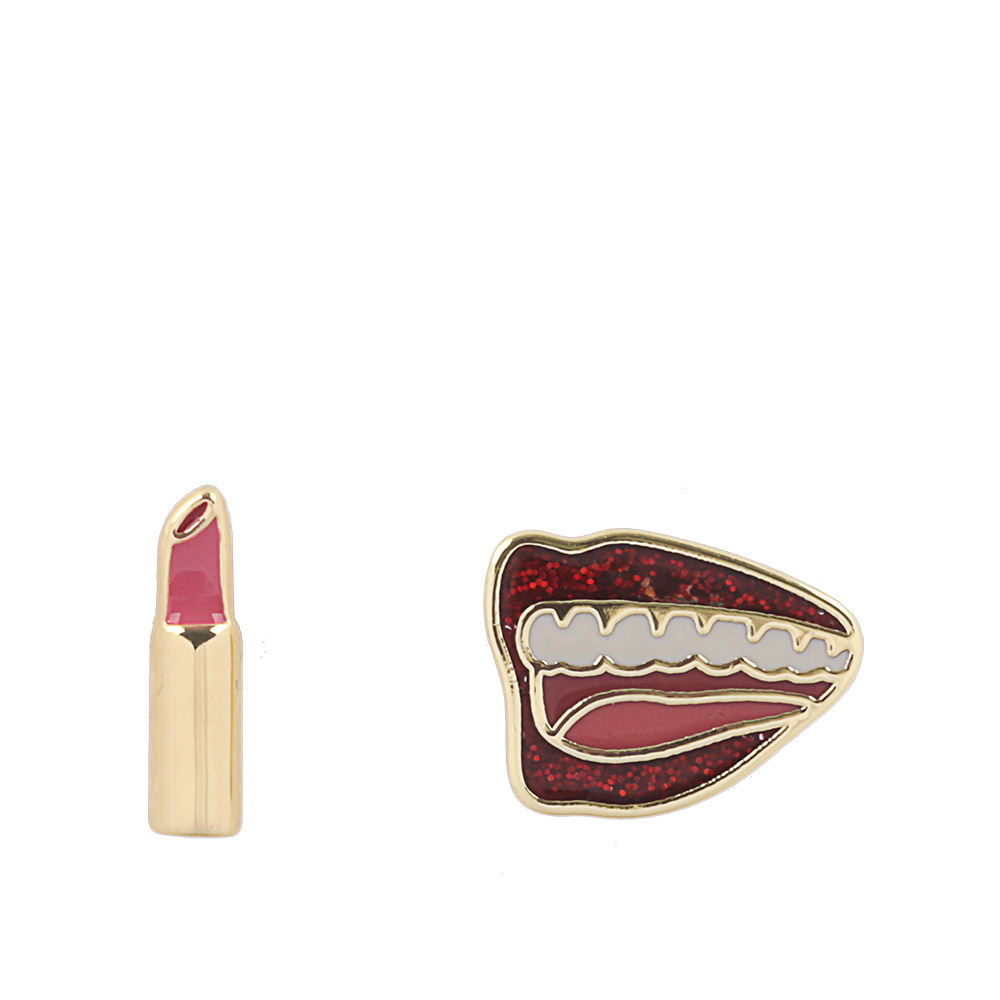 【COACH】Coach X Tom Wesselmann 嘴唇及唇膏造型針式耳環