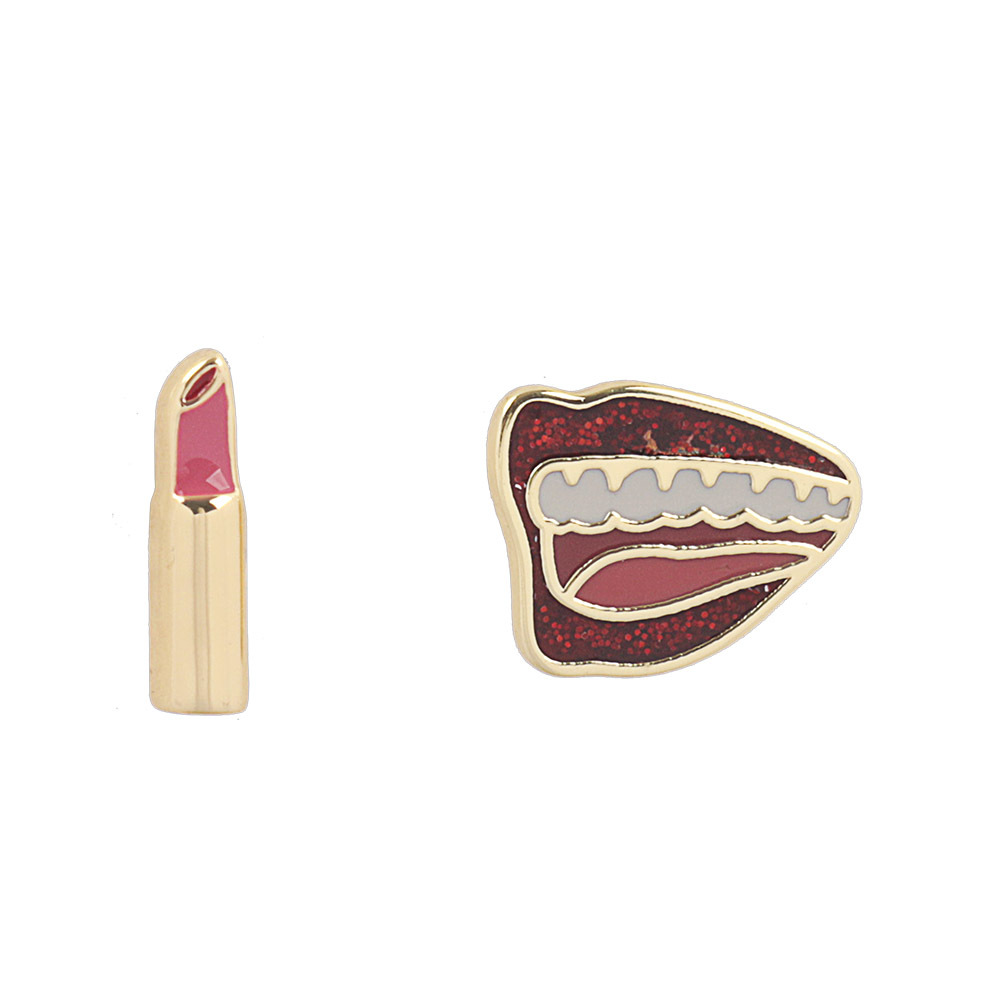 【COACH】Coach X Tom Wesselmann 嘴唇及唇膏造型針式耳環