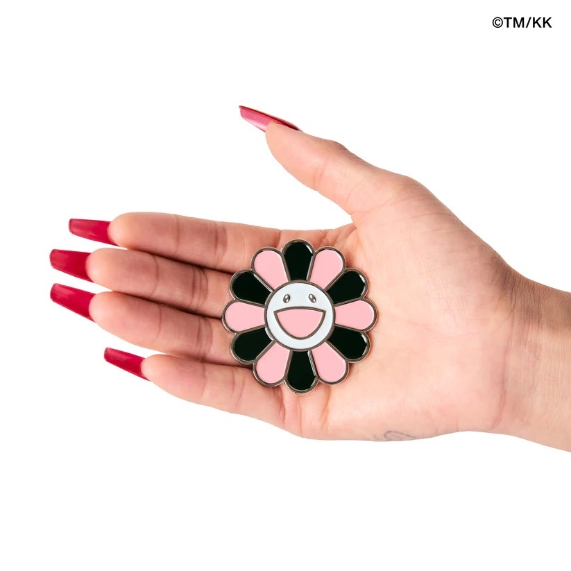 [快閃預購] 村上隆 BLACKPINK + Takashi Murakami Part 2 " In Your area " 聯名 Enamel Pin MUSINSA 小花 太陽花 別針 胸針