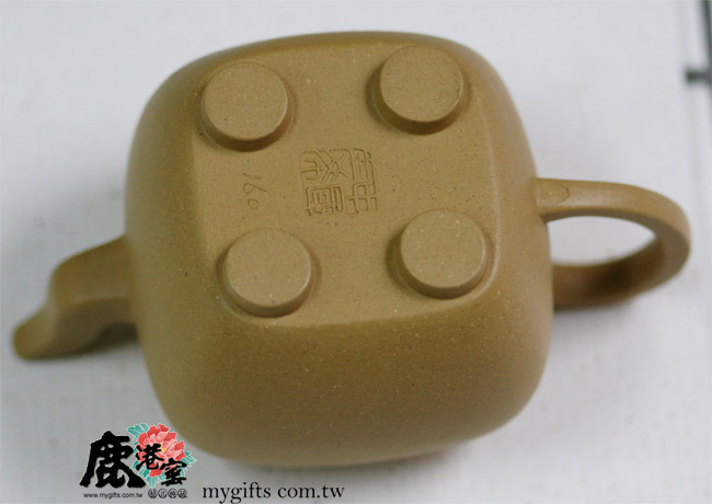 鹿港窯禮品館│意象紫砂茶壺【四方足壺】 段泥