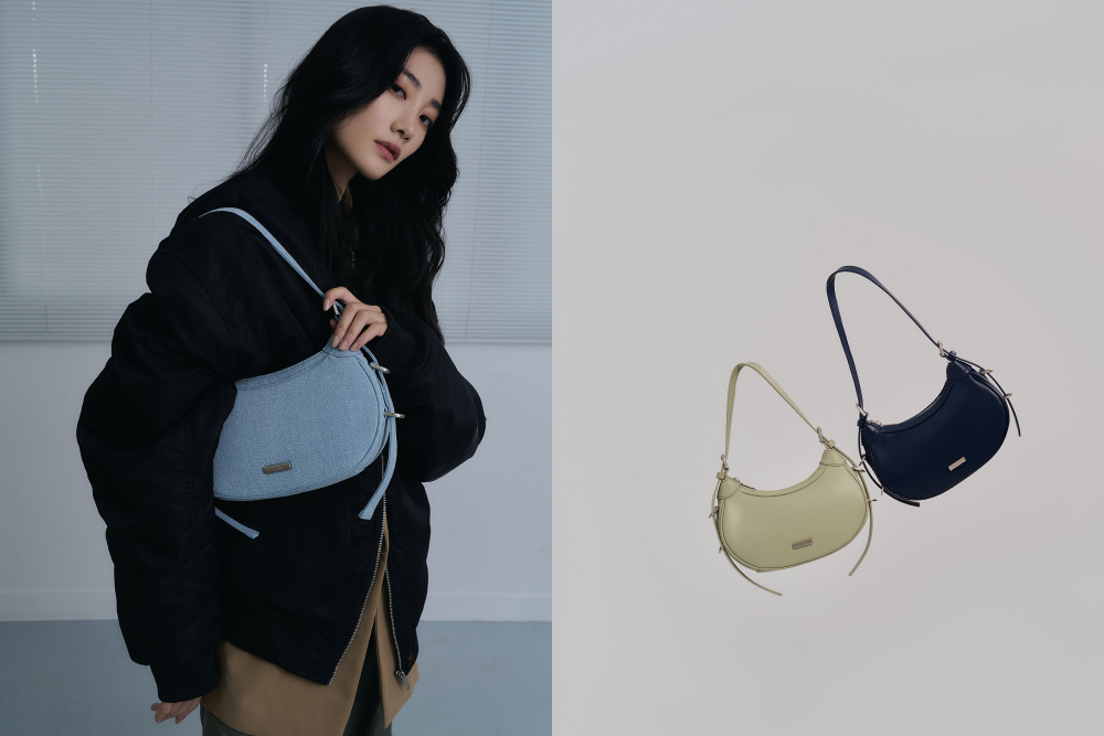 2024平價女包推薦:波浪夜塔肩背包