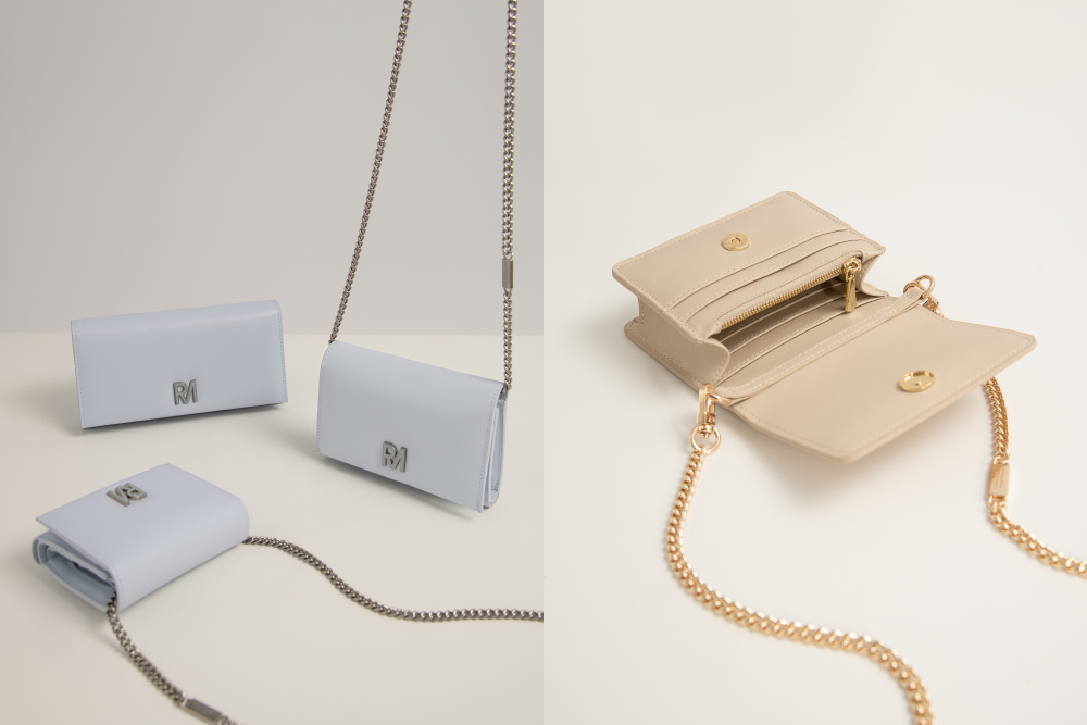 2024平價女包推薦:蔓莉真皮鐵鍊中夾