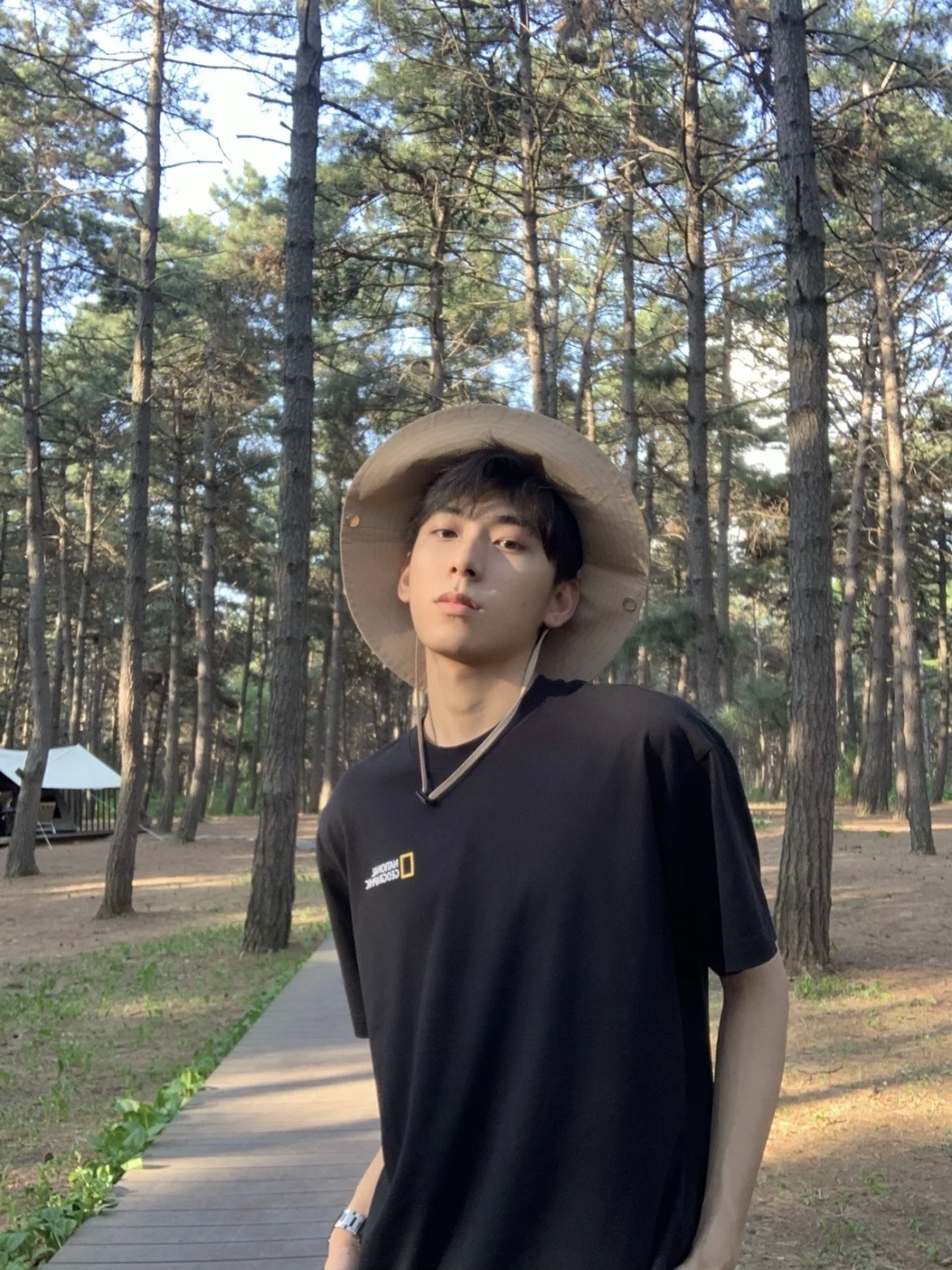 <快速出貨> National Geographic 國家地理頻道 LOGO短袖2件組 附收納袋