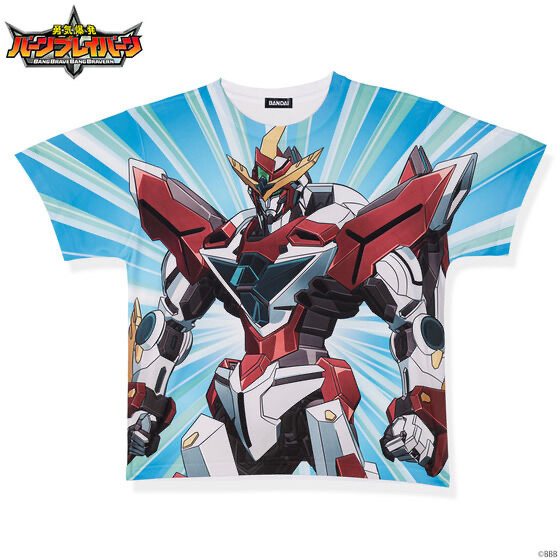 213362 Pbandai 預訂2024/8月 勇気爆発バーンブレイバーン　フルパネルTシャツ(全3種)