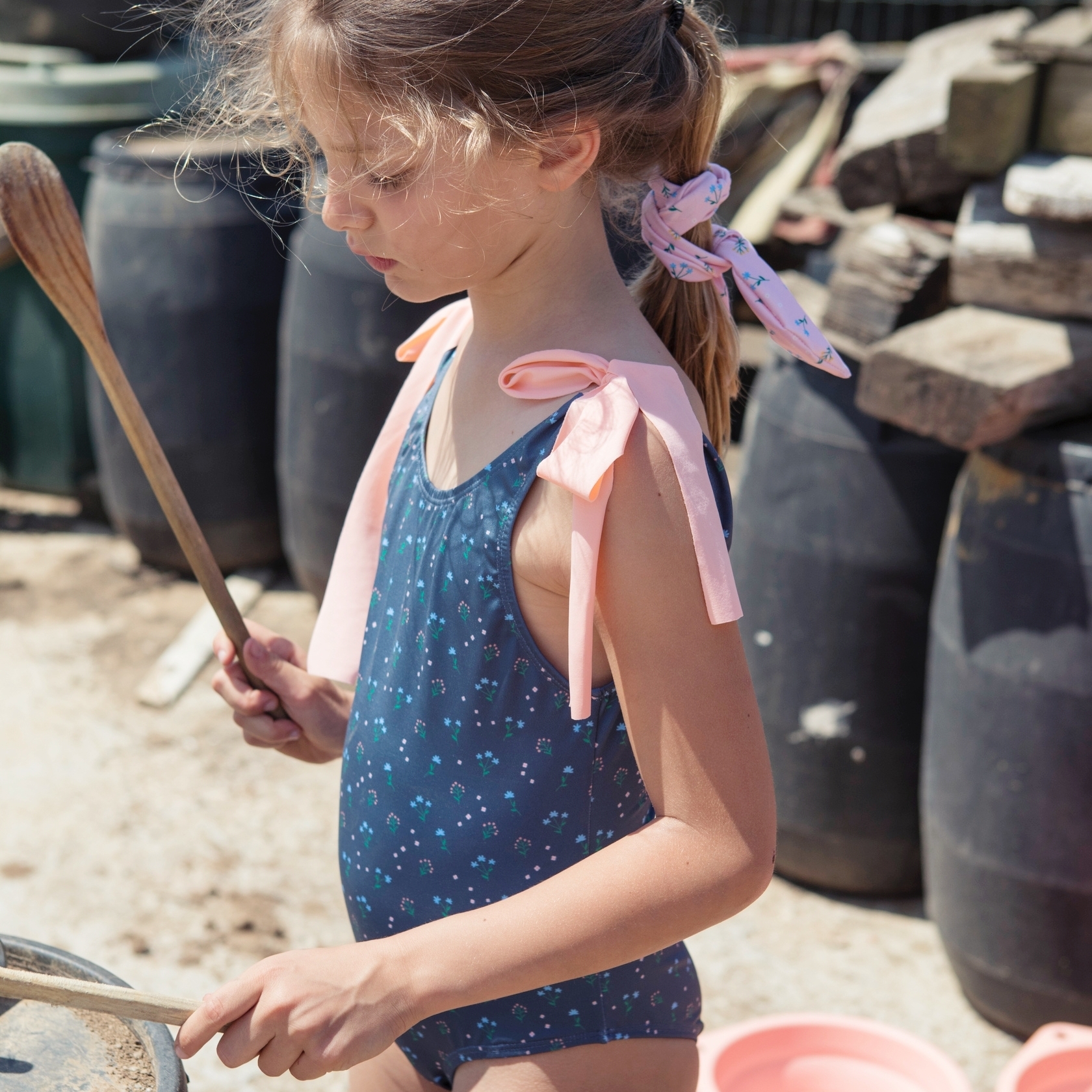 〖 Paper Boat 〗星夜花園一件式泳衣