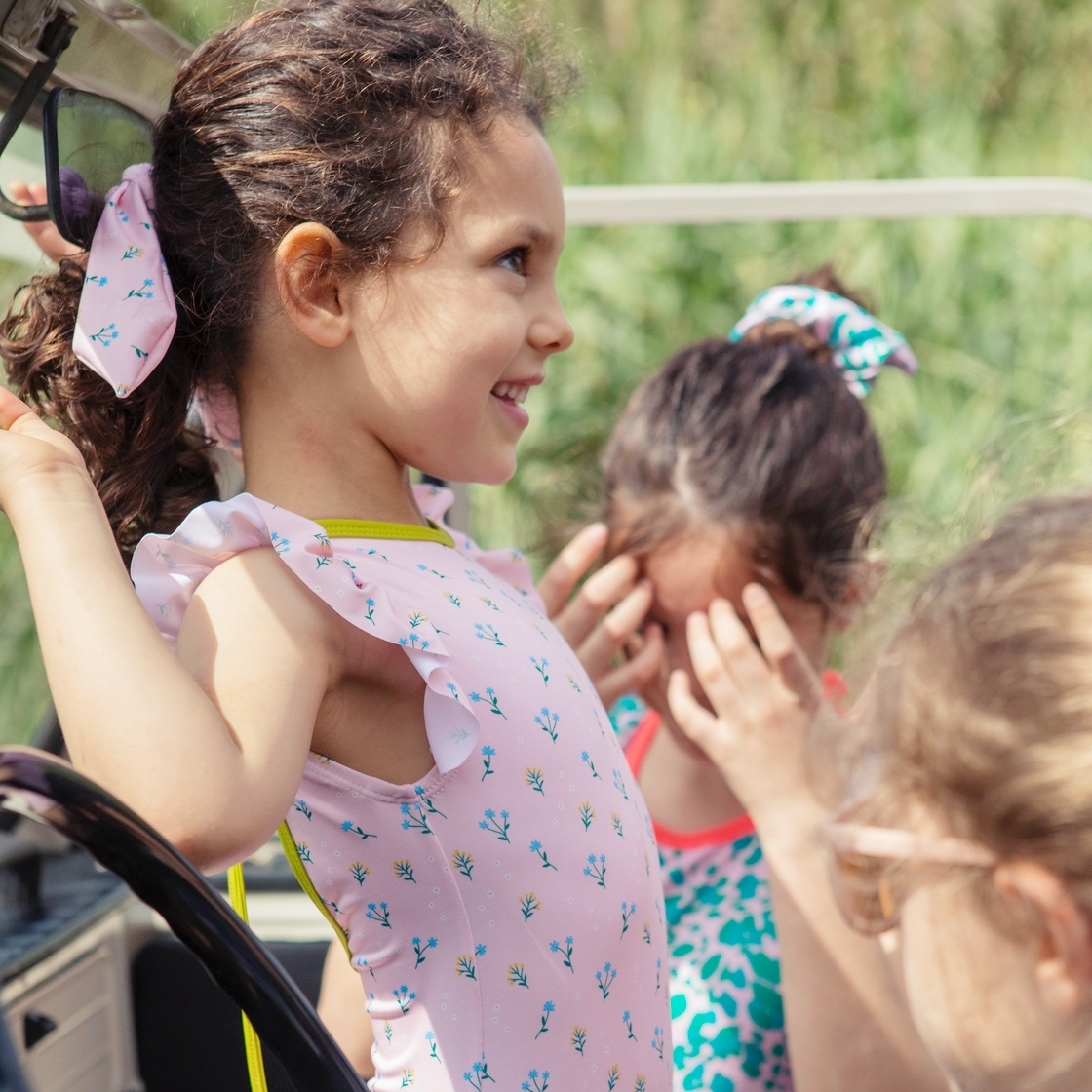 〖 Paper Boat 〗青檸花園一件式泳衣