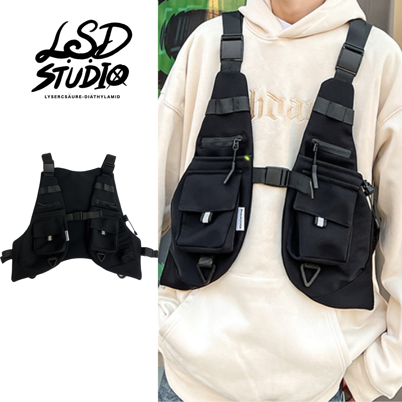 穿搭好單品|重裝行者機能多口袋造型背心【BGYZD1】