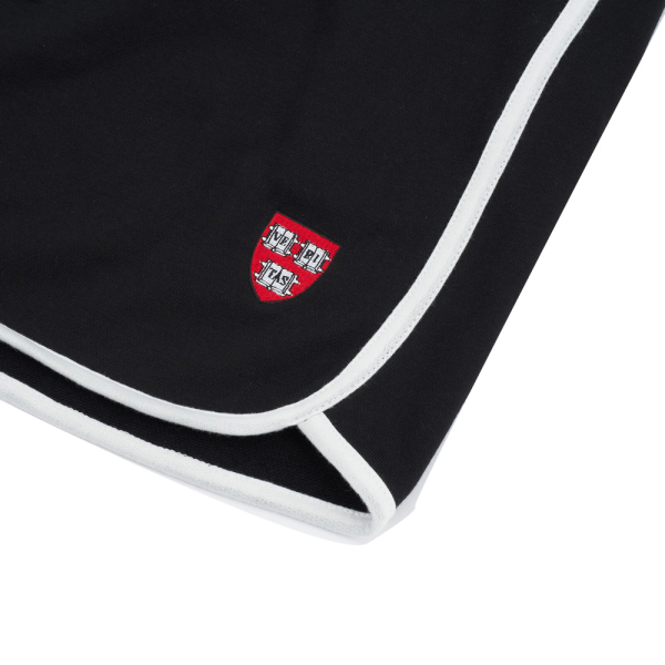 NCAA 短裙 黑 哈佛 滾邊 抽繩 運動短裙 女 7322150120