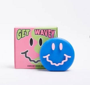 WAVEY CASA "GET WAVEY" 蠟燭 - 藍&粉