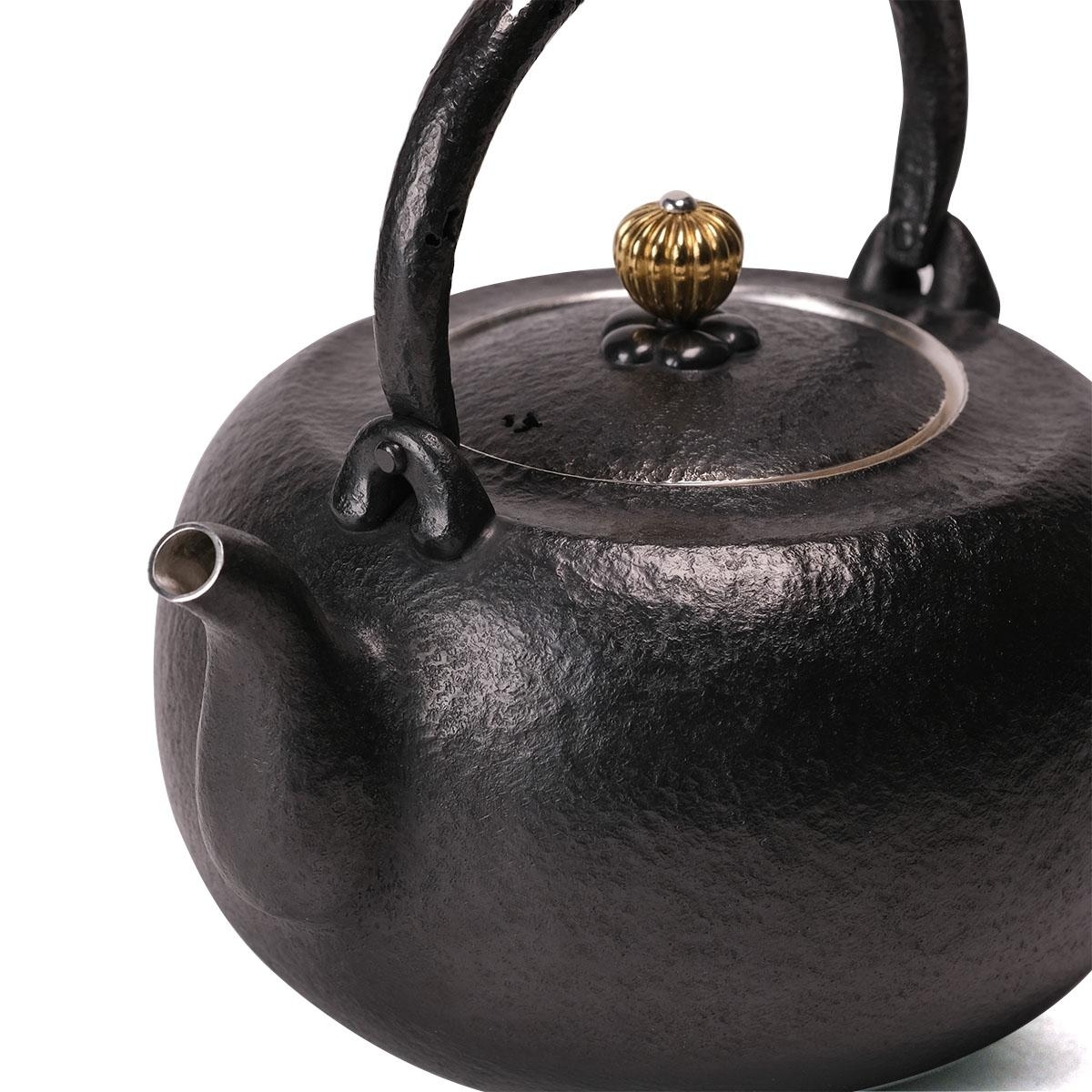 陶作坊│ 常贏_空山鍛紋銀壺