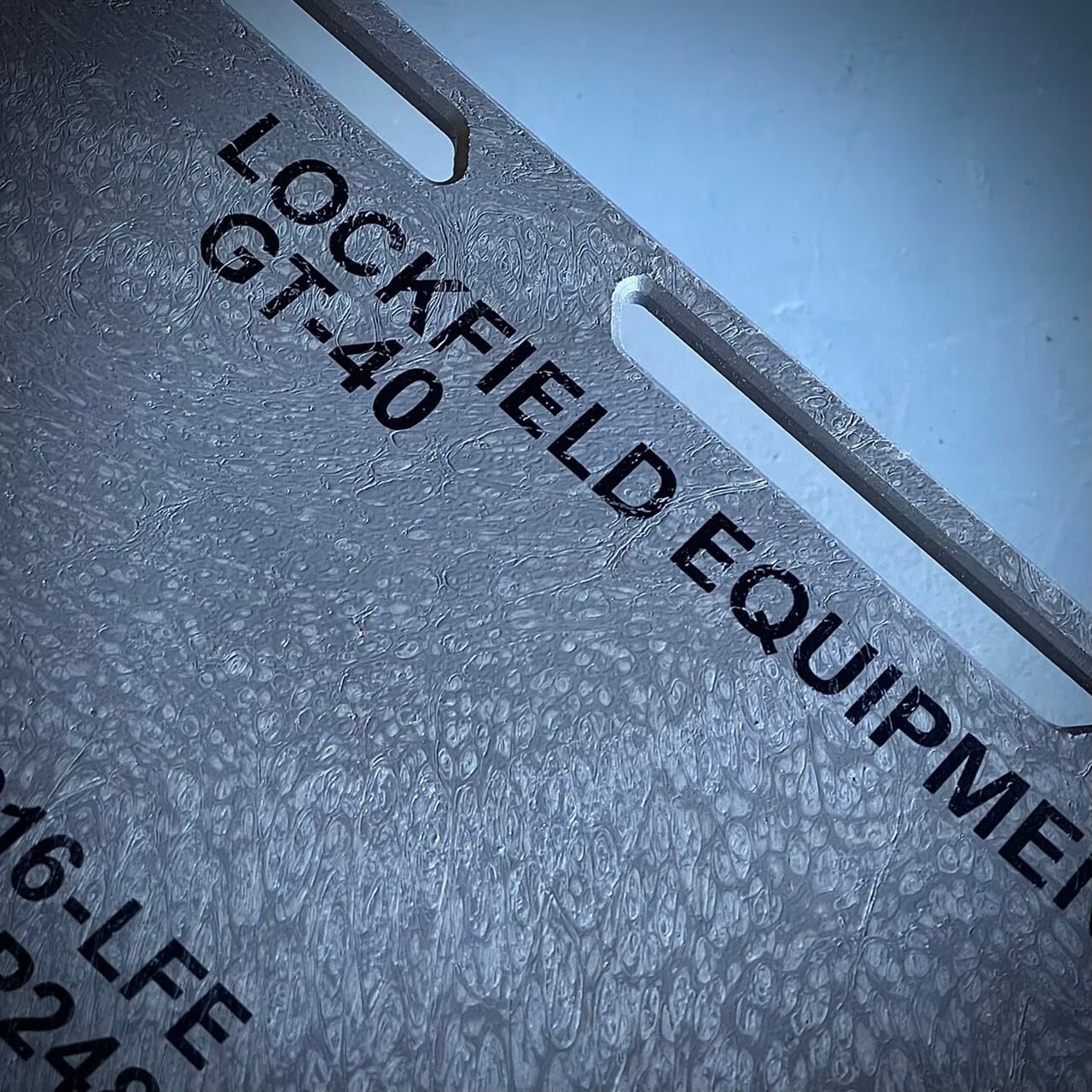 LOCKFIELD EQUIPMENT GT40 天板