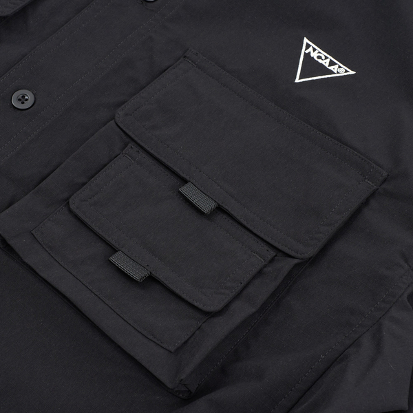 NCAA 長袖 黑色 口袋 工裝 襯衫 外套 男 7325147020