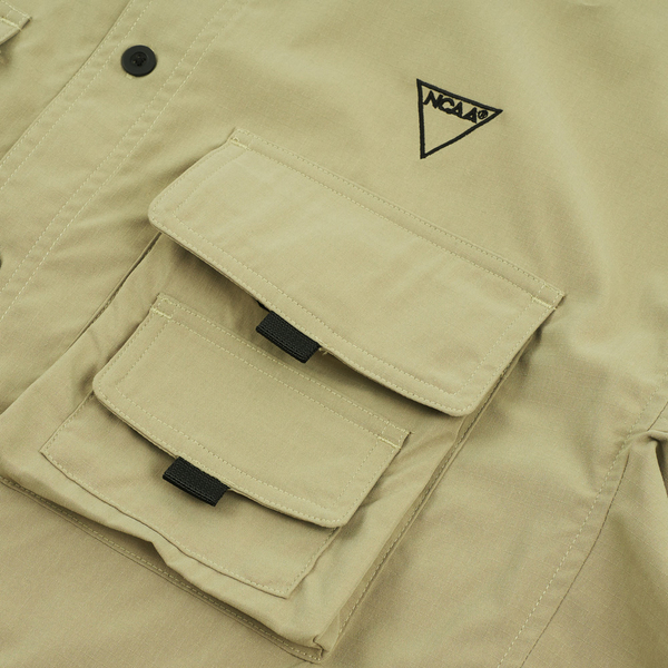 NCAA 長袖 卡其 口袋 工裝 襯衫 外套 男 7325147032