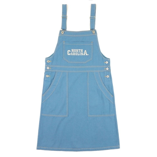 NCAA 吊帶裙 藍 北卡羅來納 口袋 工裝吊帶 女 7322158082