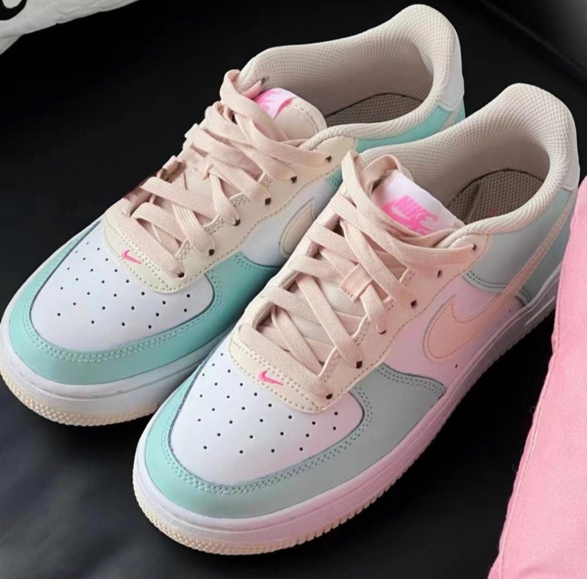 Nike Air Force GS 蜜桃哈密瓜 (DV7762300)
