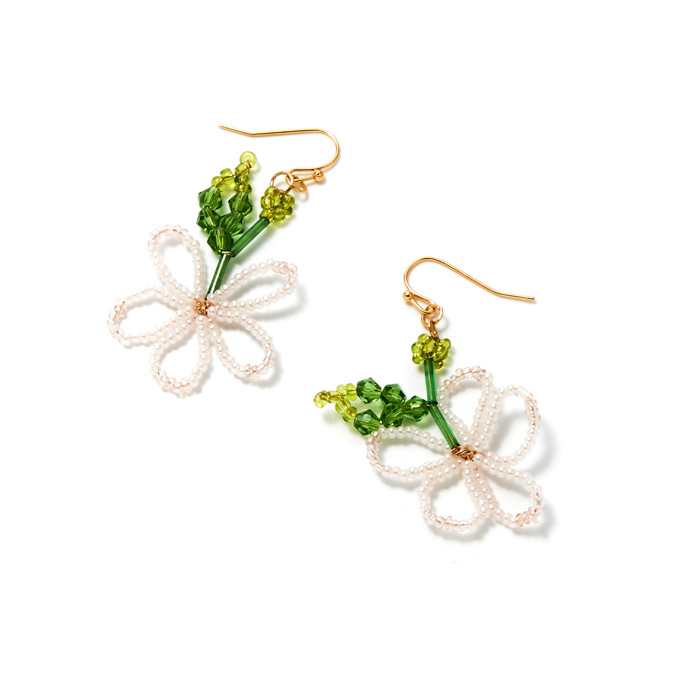 平價飾品,花,串珠,耳環