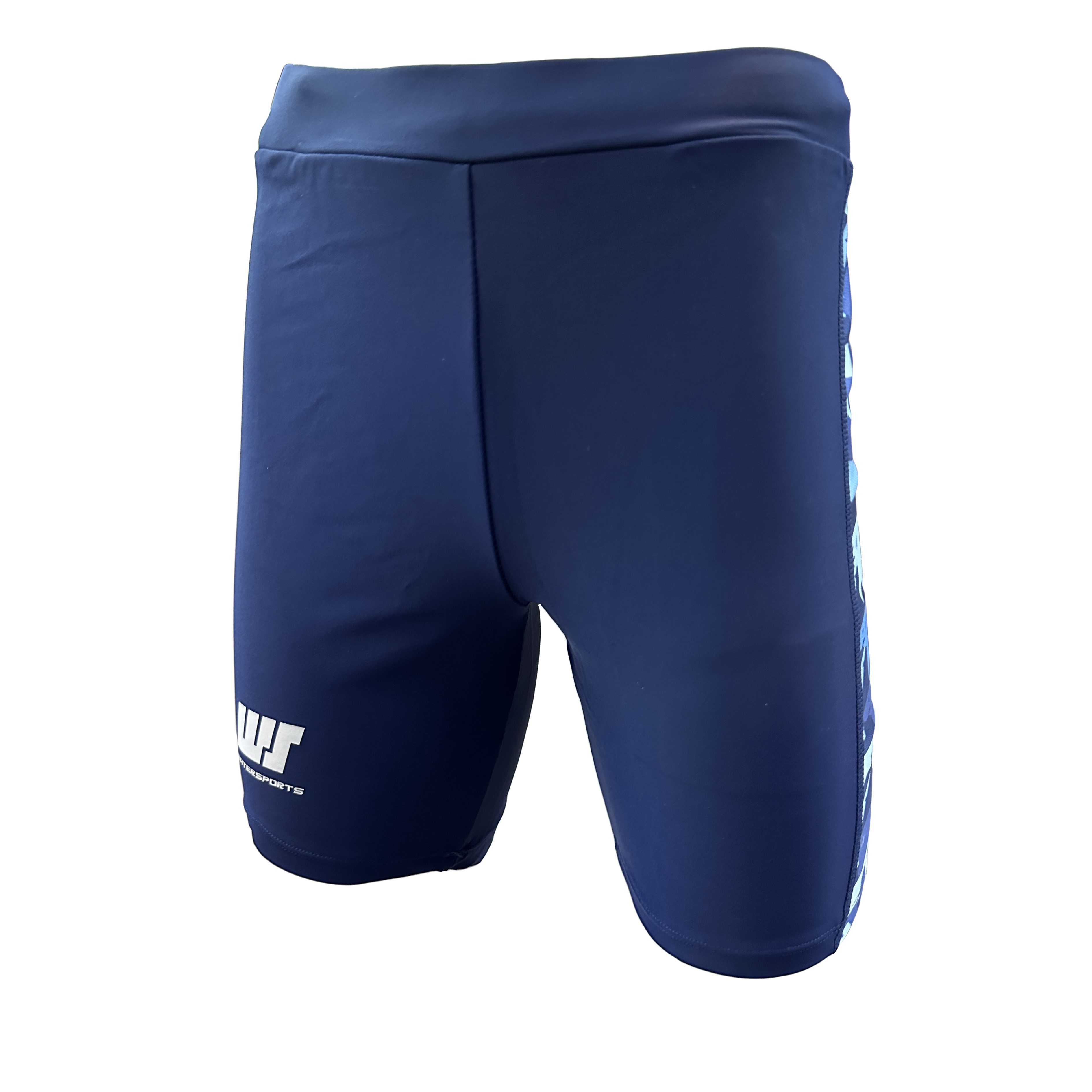 兒童鯊魚游泳防曬泳褲 - 深藍