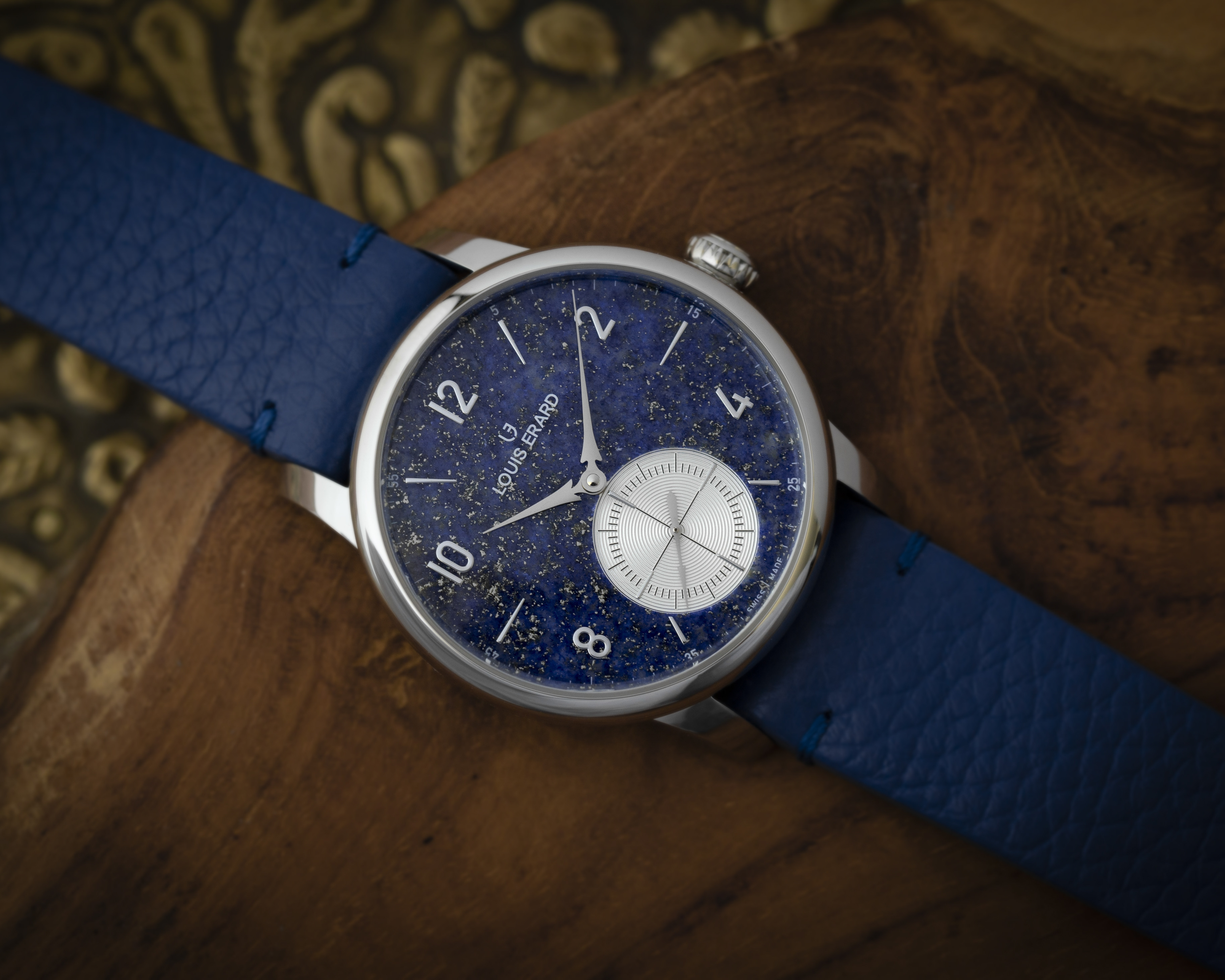 Louis Erard_藝術大師系列Métiers d‘_Art_Excellence_Petite_Seconde_Lapis-Lazuli_01