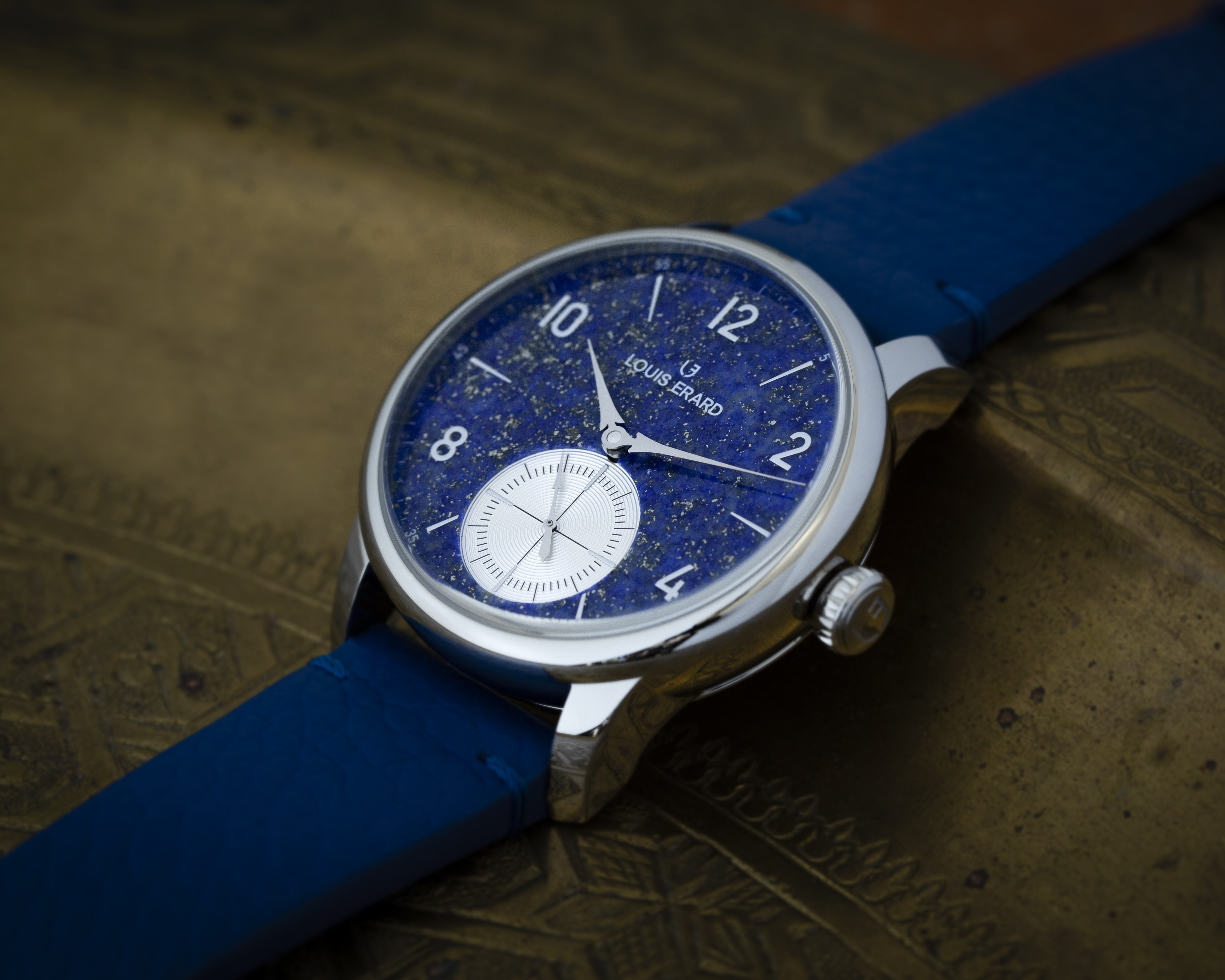 Louis Erard_藝術大師系列Métiers d‘_Art_Excellence_Petite_Seconde_Lapis-Lazuli_01